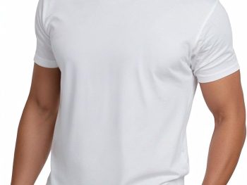 Men's Soft Cotton Blend Crew Neck T-shirt, S-4XL