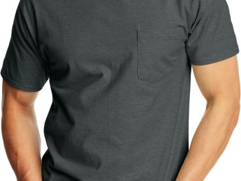 Men's Heavyweight Cotton Pocket T-shirt, Loose Fit