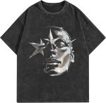 Men's Printed T-Shirt, Pure Cotton Loose-Fitting Short-Sleeve T-Shirt