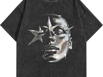 Men's Printed T-Shirt, Pure Cotton Loose-Fitting Short-Sleeve T-Shirt