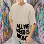 Men's Loose-fitting Printed T-shirt