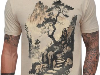 Men's Printed T-Shirts, S-4XL, Premium Short-Sleeve Colorful T-Shirts